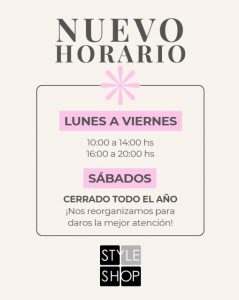 nuevo horario
