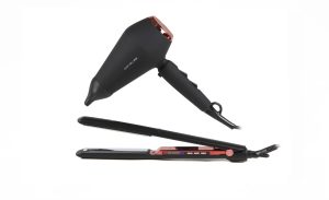 plancha corioliss c3 black copper + secador kompactissimo