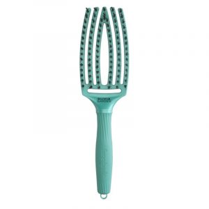 cepillo olivia garden fingerbrush boar & nylon pastel blue