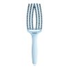 cepillo olivia garden fingerbfingerbrush boar & nylon pastel blue