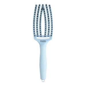 cepillo olivia garden fingerbfingerbrush boar & nylon pastel blue